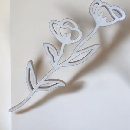 The Words Co Flower Shape White