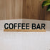 The Words Co Wood Coffee Bar Sign