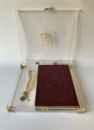 Zee Designs Plexi Glass X-Large Clear Calligraphy Mother’s Day Qur’an Box