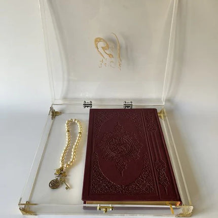 Zee Designs Plexi Glass X-Large Clear Calligraphy Mother’s Day Qur’an Box