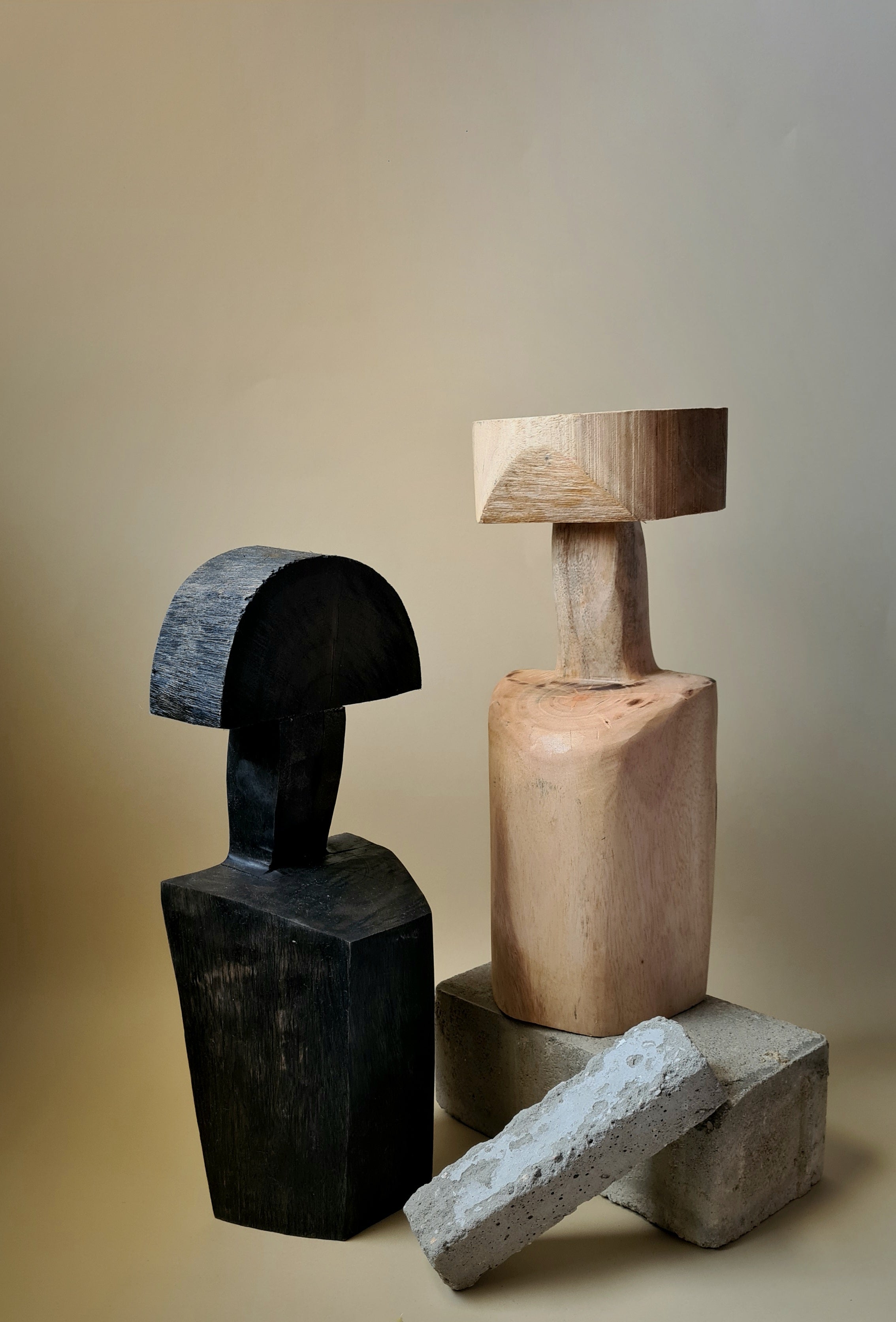 Pots N' Objects Him & Her Ebony and Maple