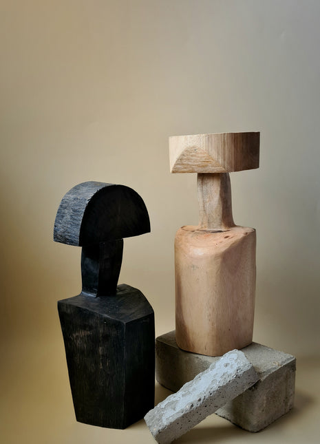 Pots N' Objects Him & Her Ebony and Maple