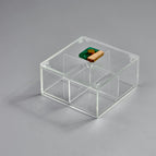 15*15*7 / Emerald Resin & Wood