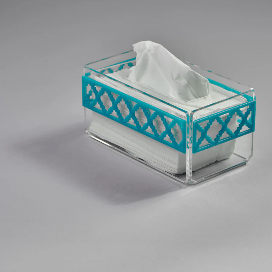 Zee Designs Plexi Glass Moroccan Tissue Box