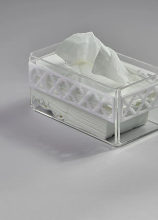 Zee Designs Plexi Glass Moroccan Tissue Box