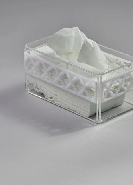 Zee Designs Plexi Glass Moroccan Tissue Box