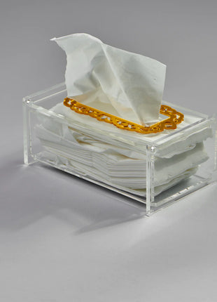 Zee Designs Plexi Glass Pivot Tissue Box