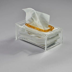 Zee Designs Plexi Glass Pivot Tissue Box