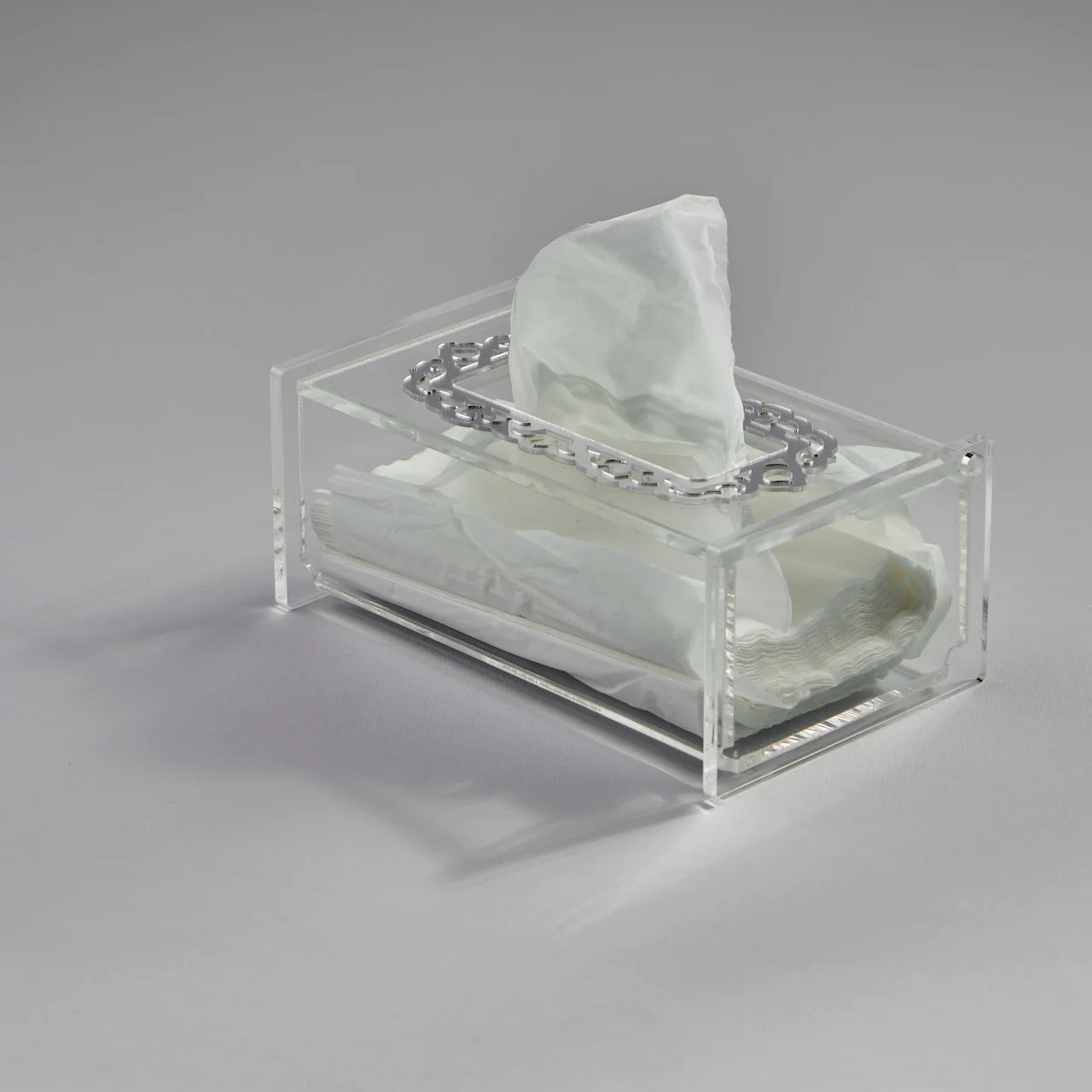 Zee Designs Plexi Glass Pivot Tissue Box