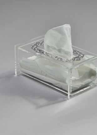 Zee Designs Plexi Glass Pivot Tissue Box