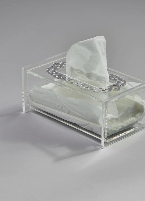 Zee Designs Plexi Glass Pivot Tissue Box