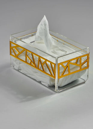 Zee Designs Plexi Glass Irregular Tissue Box