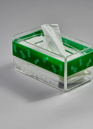 Zee Designs Plexi Glass Pineapple Tissue Box