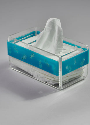 Zee Designs Plexi Glass Pineapple Tissue Box