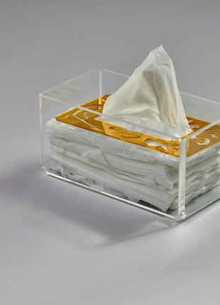 Zee Designs Plexi Glass Arabic Calligraphy Tissue Box