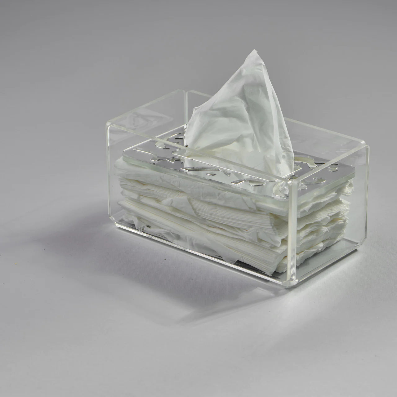 Zee Designs Plexi Glass Arabic Calligraphy Tissue Box