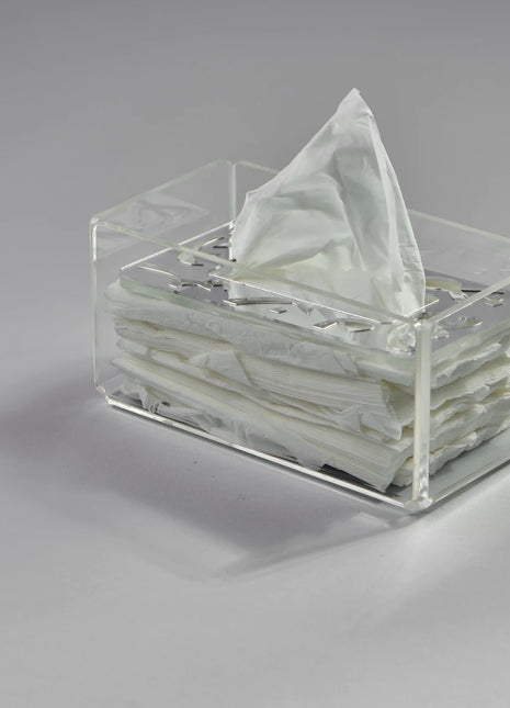 Zee Designs Plexi Glass Arabic Calligraphy Tissue Box