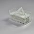 Zee Designs Plexi Glass Clear Bended Tissue Box