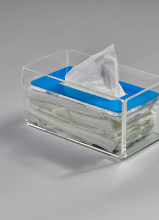 Zee Designs Plexi Glass Plain Tissue Box
