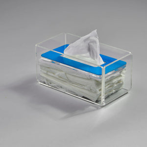 Zee Designs Plexi Glass Plain Tissue Box