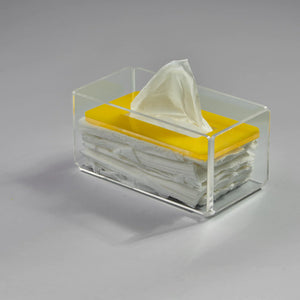Zee Designs Plexi Glass Plain Tissue Box
