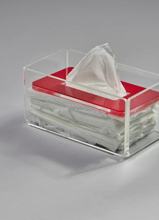Zee Designs Plexi Glass Plain Tissue Box