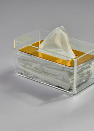 Zee Designs Plexi Glass Plain Tissue Box
