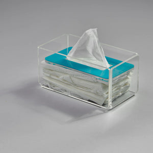 Zee Designs Plexi Glass Plain Tissue Box