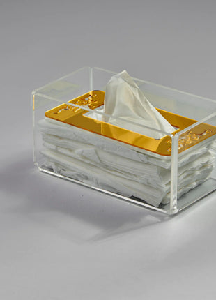 Zee Designs Plexi Glass Motif Tissue Box