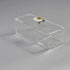 Zee Designs Plexi Glass Marble Knob Small 3-Compartment Box