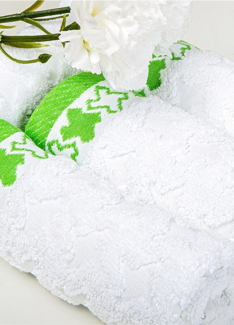 J Linens Green Stars Mini-Set