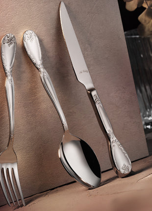 Aryildiz Emirgan 84 Piece Cutlery Set with Leather Box
