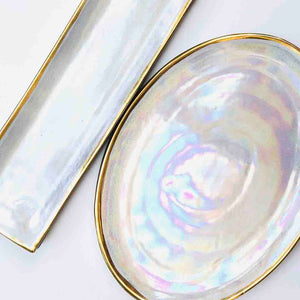 Khan Elsaada Aurum Oval Serving Platter