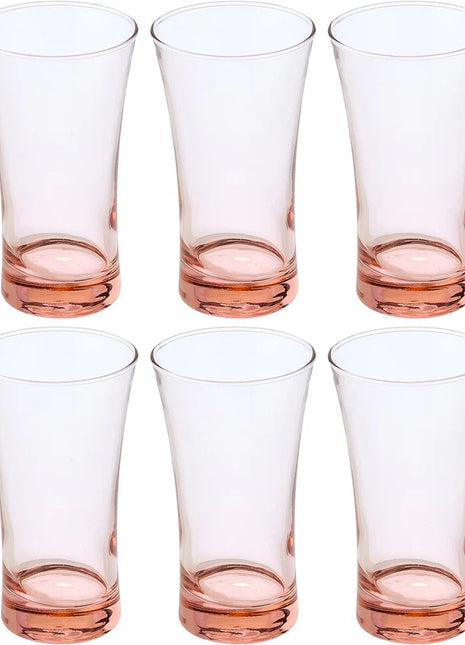 Pasabahce Azur Highball Glass - Pink, 300ml