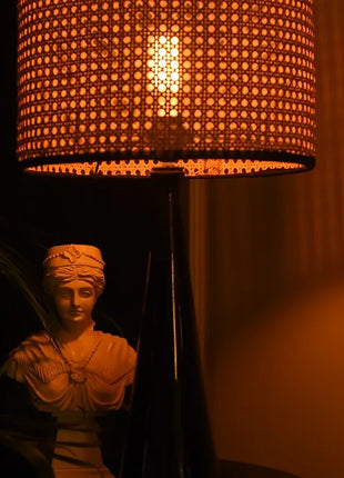 Pine Rattan Table Lamp