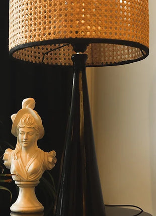 Pine Rattan Table Lamp
