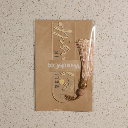 The Words Co Believe in Yourself Bookmark