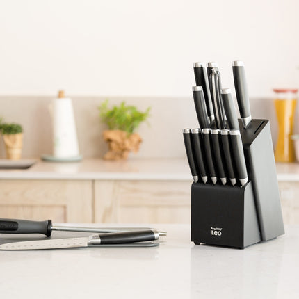 BergHoff Leo 13pc Knife Block set Graphite