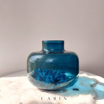 Cabin Corner Handmade Pyrex Vase (Different Colors)