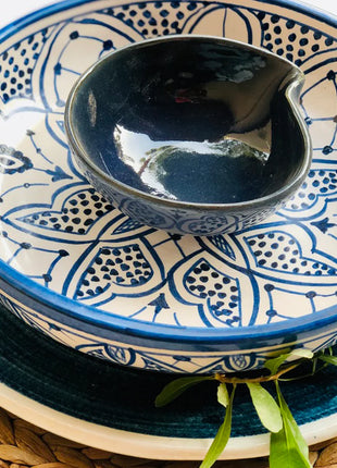 Khan Elsaada Marrakesh Round Pasta Platter