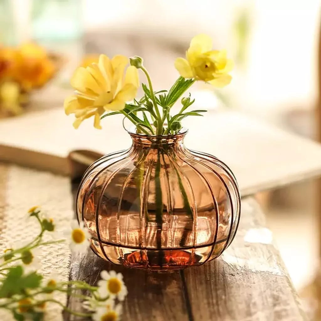 Cabin Corner Brown Vase.