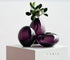 Cabin Corner Burgundy Vase Set (3Pcs)