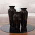 Cabin Corner Black Vase Set (3 Pcs)