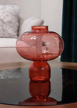 Cabin Corner Red Vase