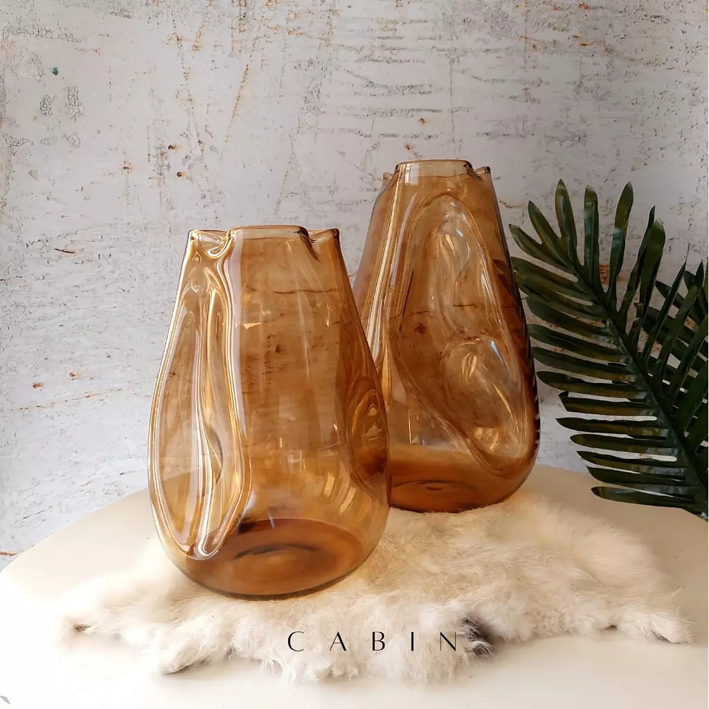 Cabin Corner Vase Set (Champagne Color)