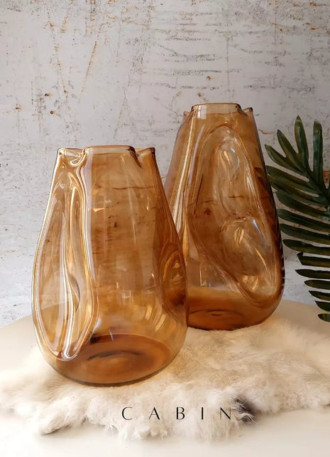 Cabin Corner Vase Set (Champagne Color)