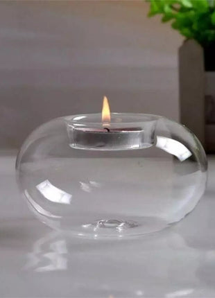 Cabin Corner Pyrex Candle Holder.