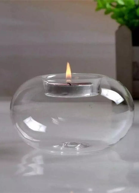 Cabin Corner Pyrex Candle Holder.