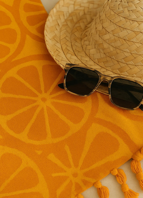 J Linens Beach Towel (Orange)