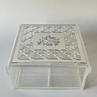 Silver / 15*15*7 cm with Partitions